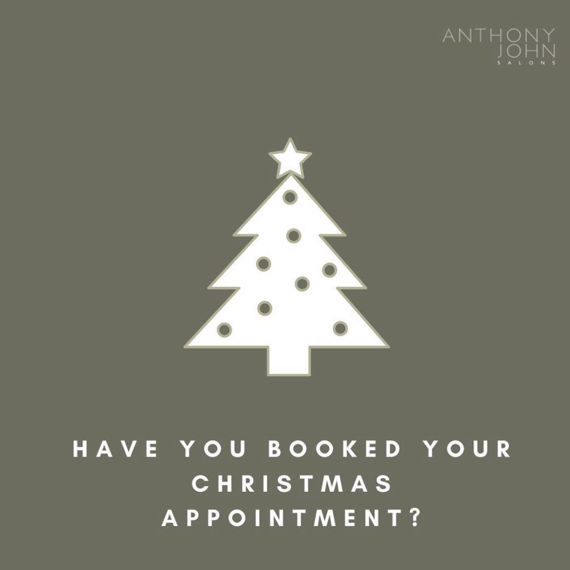 Have You Booked Your Christmas Appointment?