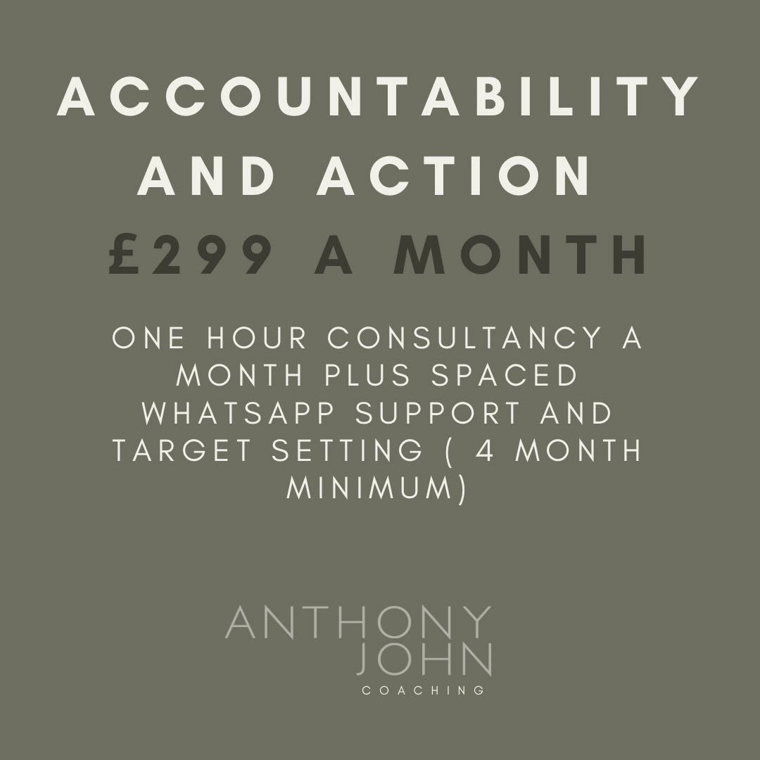 Anthony John Coaching, Accountability and Action Course Anthony John Coaching, Accountability and Action Course
